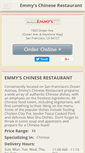 Mobile Screenshot of emmyschinesesf.com